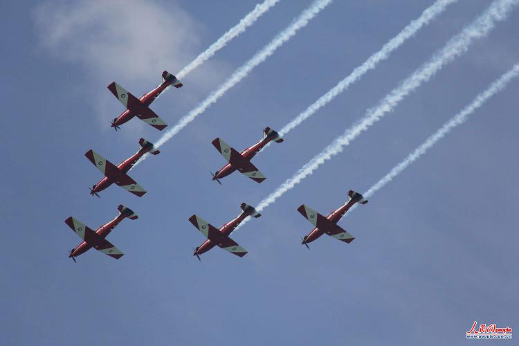 澳大利亞皇家空軍飛行表演隊的編隊飛行